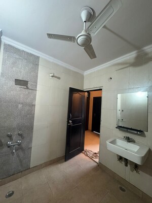 Bathroom in 3 BHK Builder Floor at Saket – for Rent