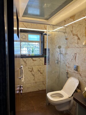 Bathroom in 3 BHK Apartment at Anand Niketan Society, Kothrud – for Sale