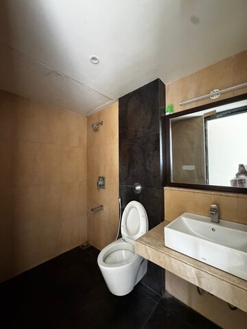 Bathroom in 3 BHK Apartment at Godrej Emerald, Ghodbunder Road – for Rent