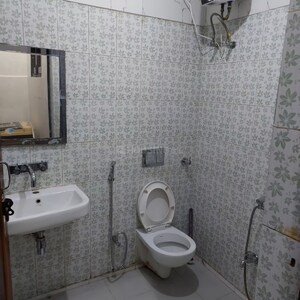Bathroom in 2.5 BHK Builder Floor at Palam Vihar Extension – for Rent