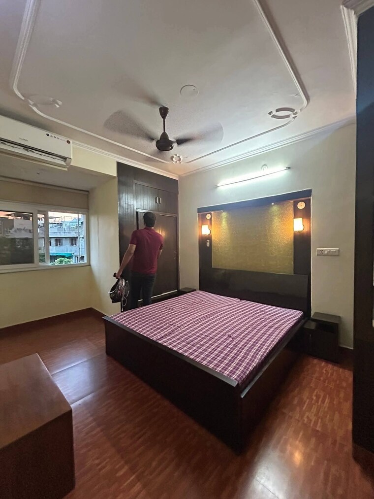 Bedroom, saket 3 Bedroom 1500 Sq.Ft. Apartment In Saket Delhi 9705354