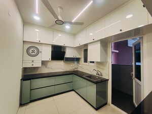 Kitchen in 3 BHK Apartment at Rajapushpa Provincia, Narsingi – for Sale