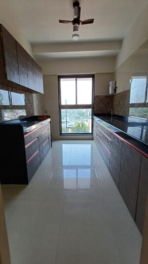 Kitchen in 3 BHK Apartment at Rajesh Raj Infinia, Malad West – for Rent