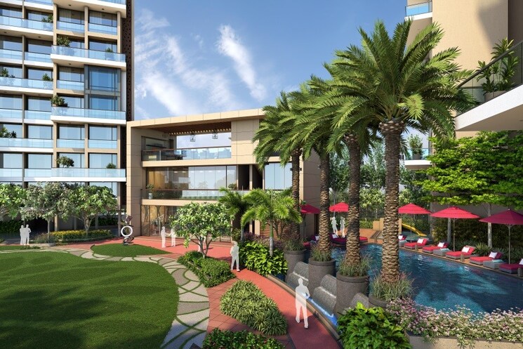 Garden, balaji-delta-central 3 Bedroom 1250 Sq.Ft. Apartment In Kharghar Navi Mumbai 9705481