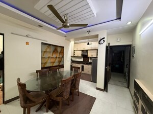 Dining area in 3 BHK Apartment at Paschim Vihar – for Rent