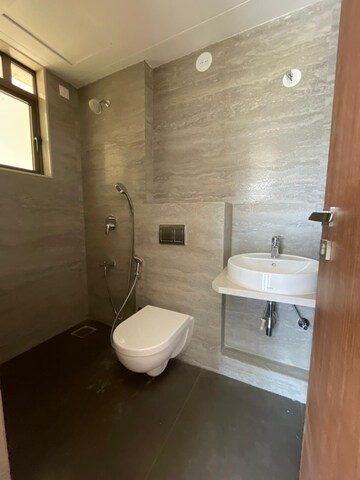 Bathroom in 2 BHK Apartment at Shapoorji Pallonji BKC 28, Bandra East – for Rent