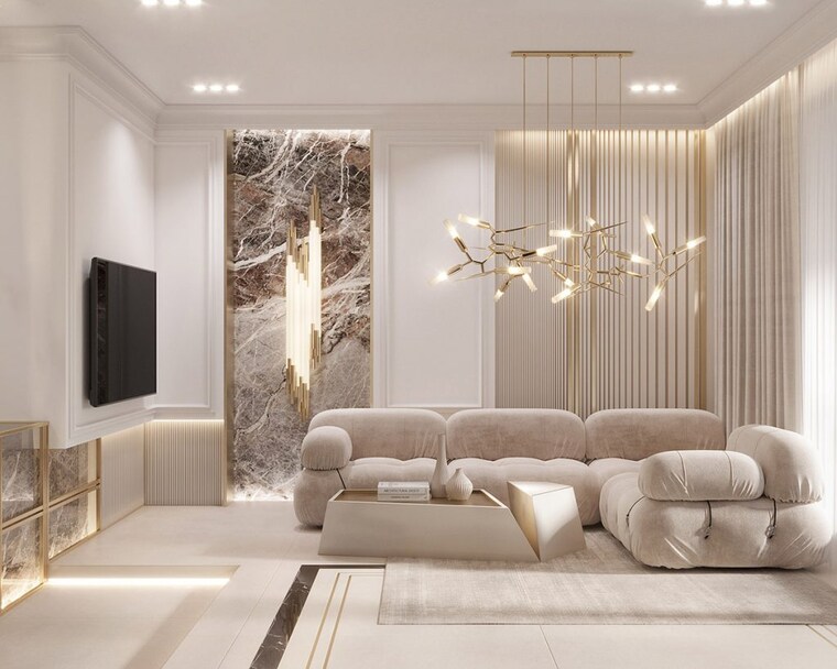 Living Room, experion-windchants 4 Bedroom 4350 Sq.Ft. Apartment In Sector 112 Gurgaon 9705533