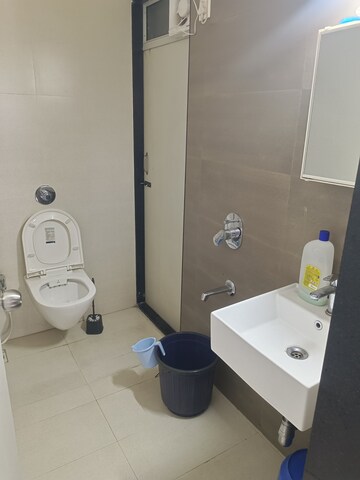 Bathroom in 2 BHK Apartment at Ashar Metro Towers, Vartak Nagar – for Rent