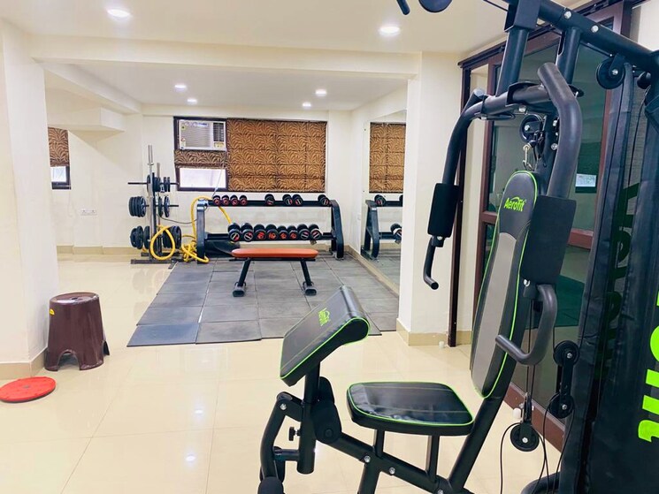 Gym, gandharva-imperial-crest 3.5 Bedroom 1840 Sq.Ft. Apartment In Vrindavan Yojna Lucknow 9705588