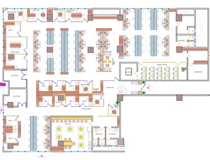 Floor Plan in  Office Space at Kurla – for Rent