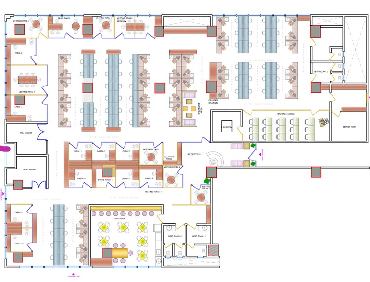 Floor Plan, kurla Commercial Office Space 7000 Sq.Ft. In Kurla Mumbai 9705606