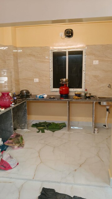 Kitchen in 3 BHK Apartment at Natural Awas, Chinar Park – for Rent