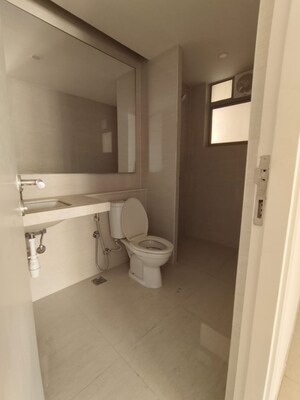 Bathroom in 3 BHK Apartment at Hiranandani Fortune City, New Panvel – for Rent