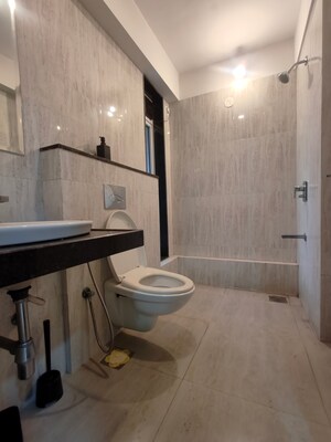 Bathroom in 2 BHK Apartment at Sheth Avalon, Laxmi Nagar – for Rent