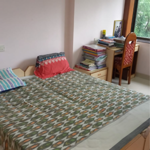 Bedroom in 2 BHK Apartment at Seaside Apartments CHS, Rbi Colony – for Rent