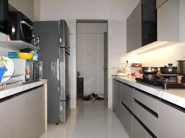 Kitchen in 3 BHK Apartment at Happy Jade Gardens, Ghatkopar East – for Rent