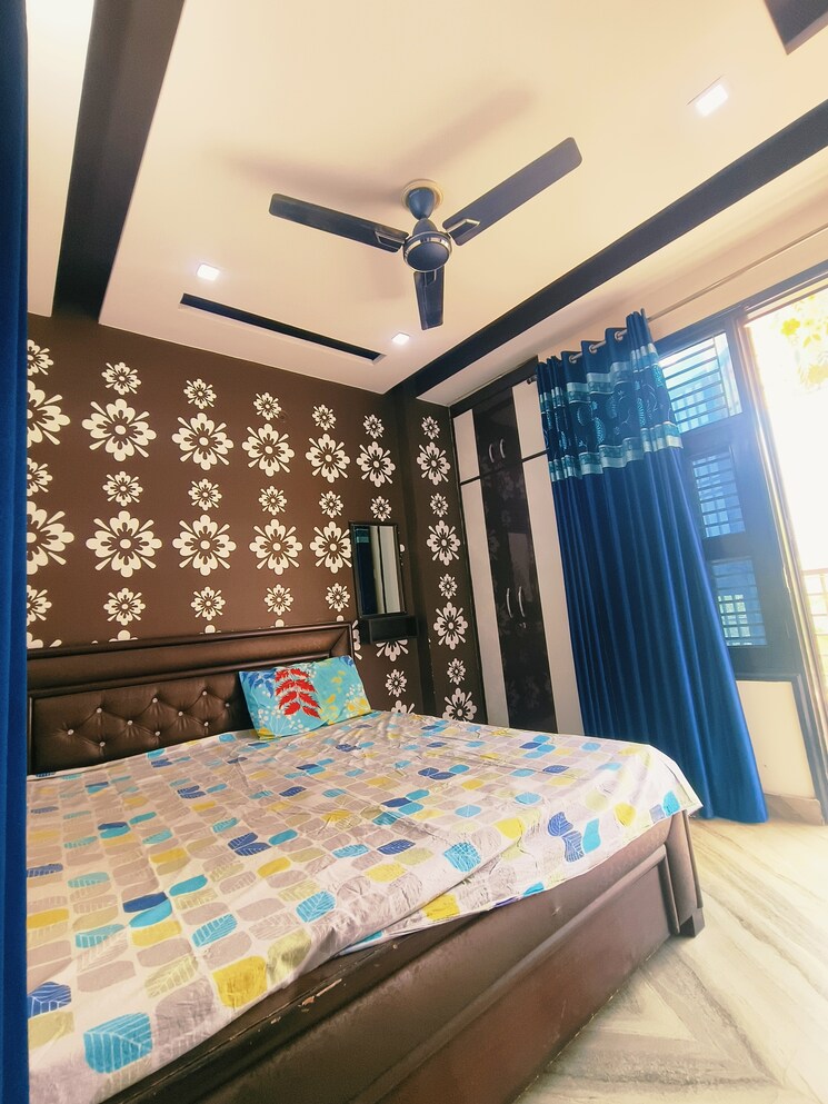 Bedroom, dwarka mor 3 Bedroom 810 Sq.Ft. Builder Floor In Dwarka Mor Delhi 9705931