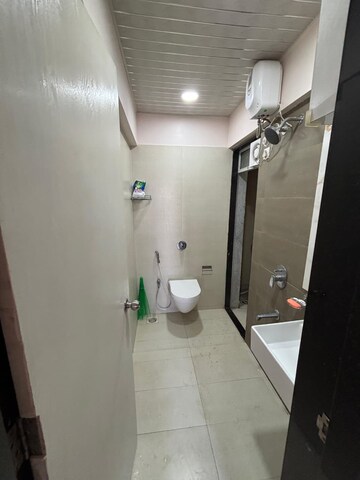 Bathroom in 2 BHK Apartment at Ashar Metro Towers, Vartak Nagar – for Rent
