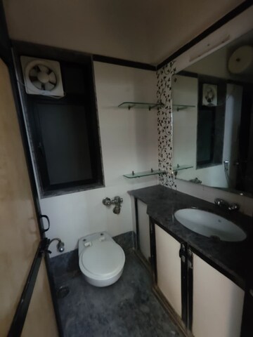 Bathroom in 2 BHK Apartment at Siddhachal Phase 5 CHS Ltd, Vasant Vihar – for Rent