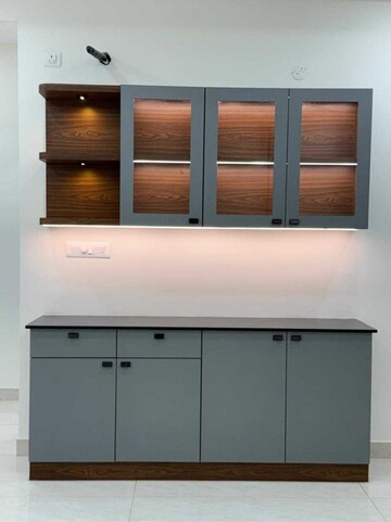 Kitchen in 3 BHK Apartment at Prestige Beverly Hills, Kokapet – for Rent