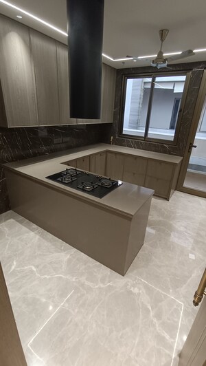 Kitchen in 4 BHK Builder Floor at Greater Kailash I – for Sale