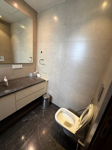 Bathroom in 4 BHK Apartment at Safdarjung Enclave – for Rent