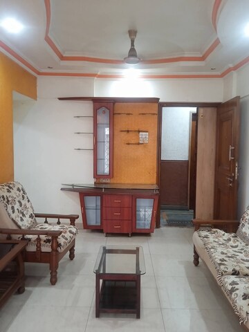 Living Room in 2 BHK Apartment at Satellite Garden, Goregaon East – for Rent