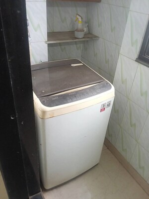 Bathroom in 2 BHK Apartment at Satellite Garden, Goregaon East – for Rent