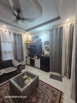 Living Room in 3 BHK Builder Floor at Dhakoli – for Sale