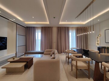 Team Area in 3 BHK Apartment at Bhartiya Leela Residences, Thanisandra Main Road – for Rent