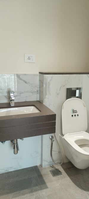 Bathroom in 3.5 BHK Apartment at Piramal Revanta, Mulund West – for Rent