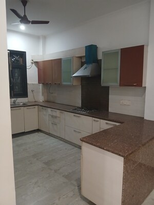 Kitchen in 3 BHK Builder Floor at Auram Floor, South City 2 – for Rent