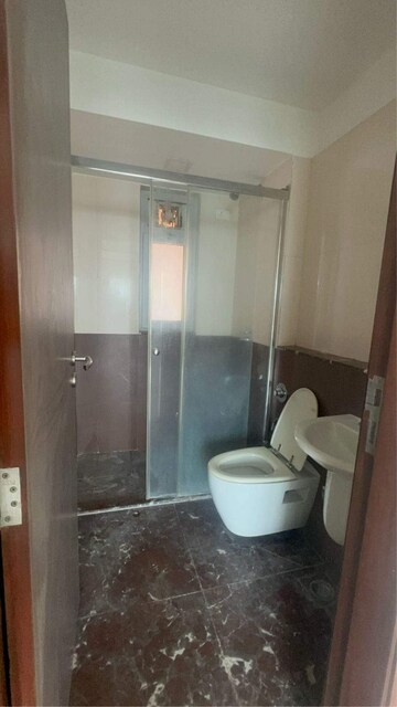 Bathroom in 3 BHK Apartment at DB Orchid Woods, Goregaon East – for Rent