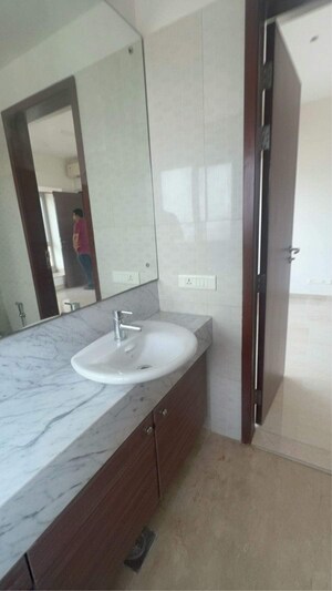 Bathroom in 3 BHK Apartment at DB Orchid Woods, Goregaon East – for Rent