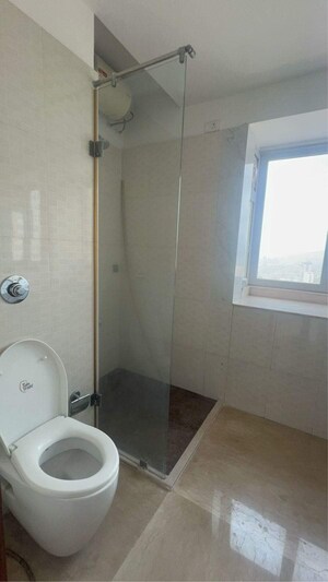 Bathroom in 3 BHK Apartment at DB Orchid Woods, Goregaon East – for Rent