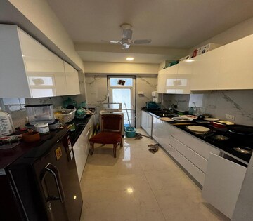 Kitchen in 3 BHK Apartment at Ruparel Ariana, Parel – for Sale