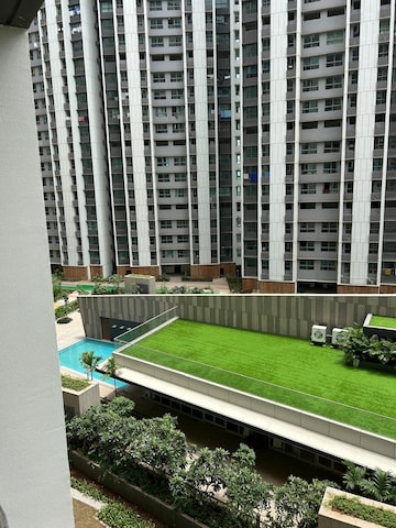 Balcony in 2 BHK Apartment at Kalpataru Immensa, Kolshet Road – for Rent