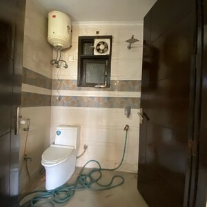 Bathroom in 3 BHK Builder Floor at Chattarpur – for Rent
