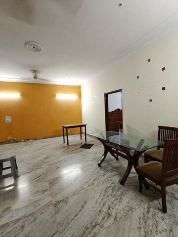 Living Room in 3 BHK Builder Floor at Ansal Sushant Apartments, Sushant Lok I – for Rent