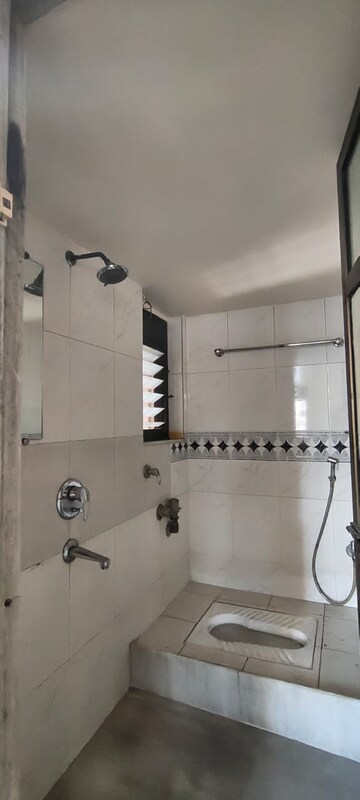 Bathroom in 1 BHK Apartment at Silver Square CHS Ltd, Santacruz East – for Rent