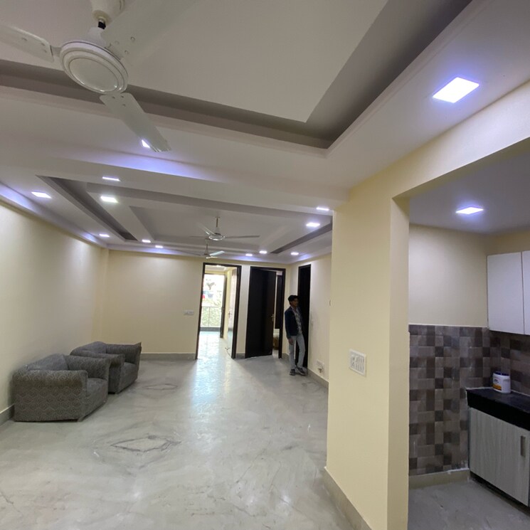 Living Room, chattarpur 3 Bedroom 1200 Sq.Ft. Builder Floor In Chattarpur Delhi 9706617