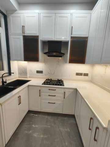 Kitchen in 2 BHK Builder Floor at Chittaranjan Park – for Rent