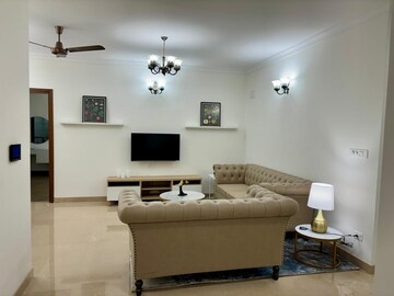 Living Room in 3 BHK Apartment at Prestige Botanique, Basavanagudi – for Rent