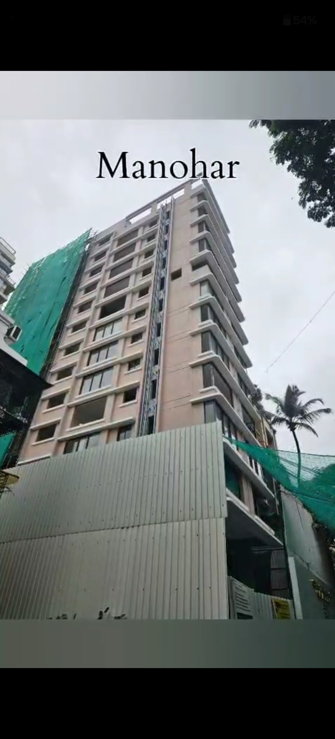 3 BHK 996 Sq.Ft. Apartment in Manohar Apartment