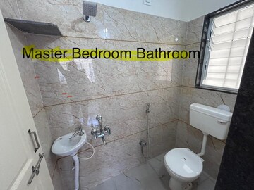 Bathroom in 2 BHK Apartment at Sai Darshan Apartments Wakad, Wakad – for Rent