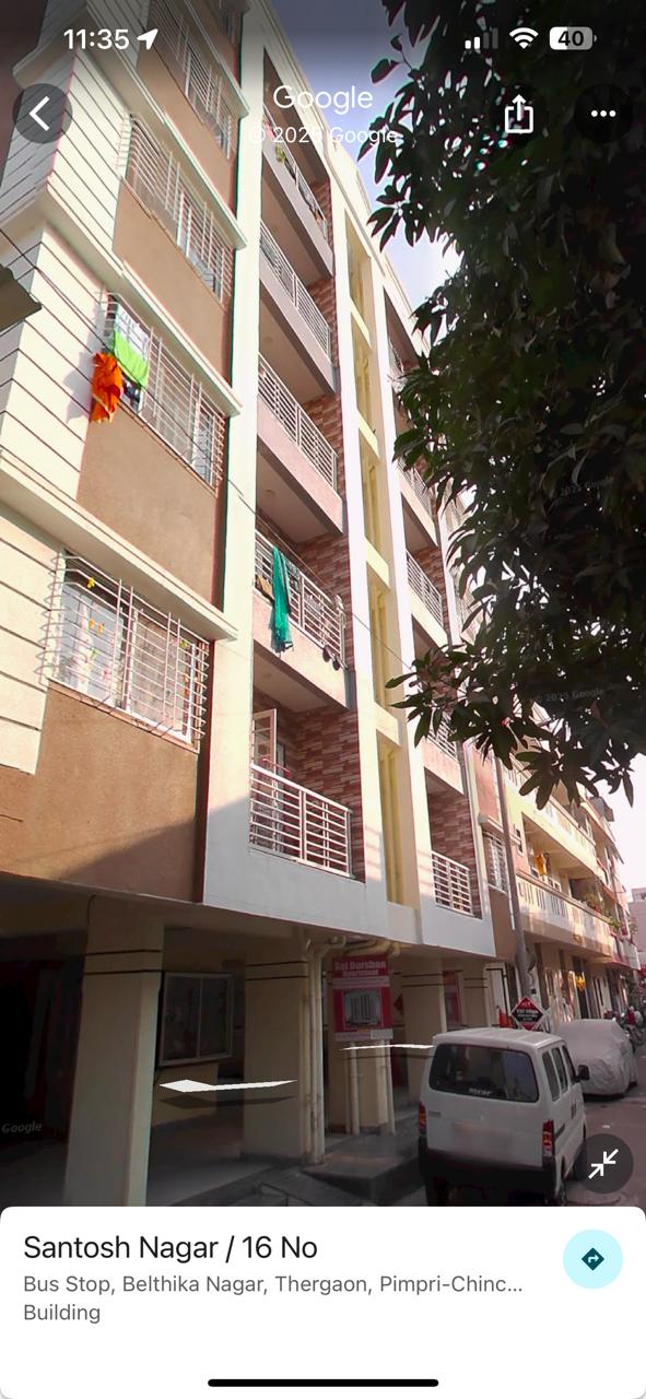 2 BHK Apartment For Rent in Sai Darshan Apartments Wakad