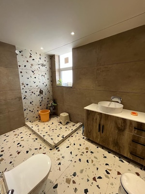 Bathroom in 4 BHK Apartment at Ambala Highway – for Sale