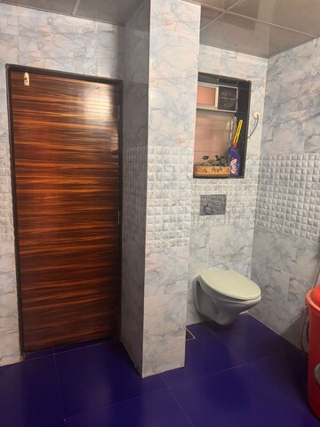Bathroom in 2 BHK Apartment at Swastik Residency 1, Ghodbunder Road – for Sale