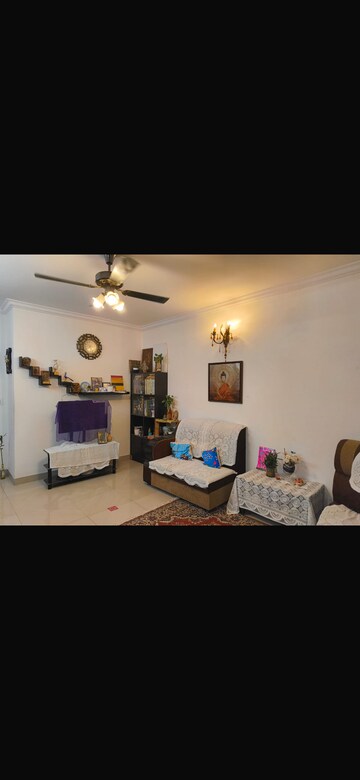 Living Room in 3 BHK Apartment at Mantri Webcity, Hennur – for Rent