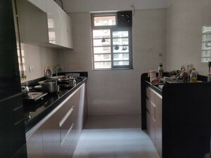 Kitchen in 2 BHK Apartment at Sheth Vasant Oasis, Andheri East – for Rent